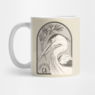 Carpinteria California, Great Blue Heron Mug